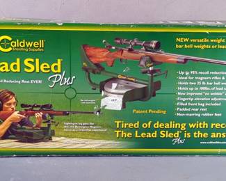 Caldwell Lead Sled Plus Recoil Reducing Rest, Model 820-300, In Original Sealed Box