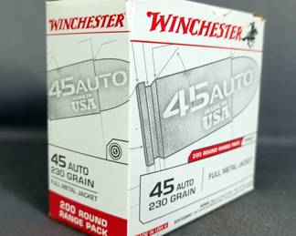 Winchester .45 Auto Ammo, Approx 200 Rds