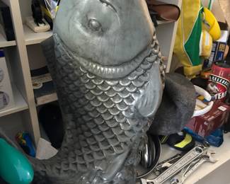 Concrete yard fish