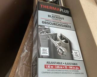 New Black out curtain rod as