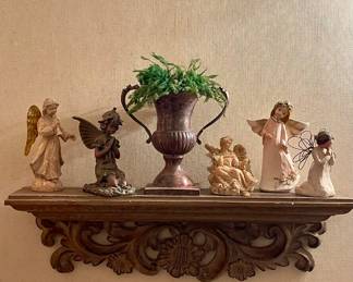 ANGELS, WALL SHELF