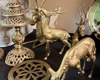 BRASS DEER