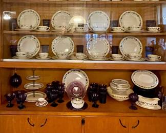 HUGE SET OF FRANCISCAN “SMALL FRUIT” CHINA 
