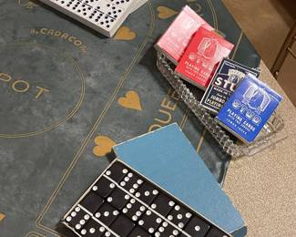 DOMINOES AND CARDS