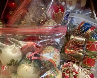 CHRISTMAS ORNAMENTS-SOME VINTAGE