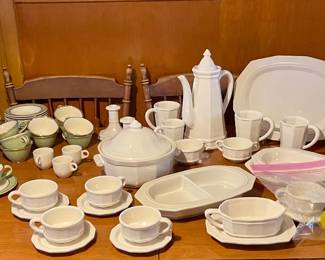 PFALTZGRAFF HERITAGE WHITE STONEWARE DISHES