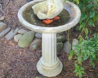 Concrete Duck available. Bath is sold