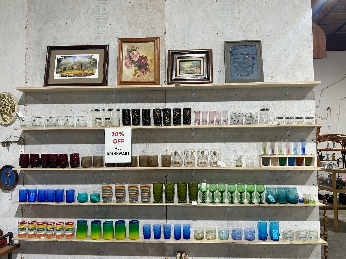 Come see our colored glass collection!