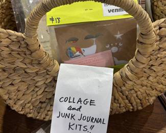 Collage and junk journal kits made from vintage paper goods!