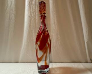 Blenko Blown Glass Decanter with Stopper B2BC