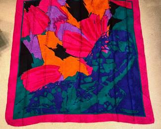 Balenciaga Paris Silk Scarf B3KA