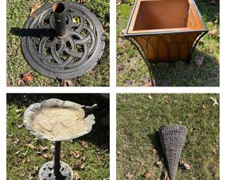 Cast Iron  Metal Yard Decor BPSF