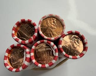 Five rolls of 2025  “ the last of the pennies”