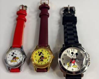 Working Mickey Mouse watches