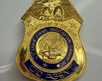Military police badge