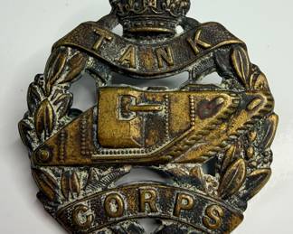 English tank badge, World War 1