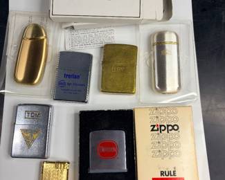 Collection of lighters, zippo’s and others