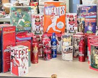 Big collection of sporting memorabilia