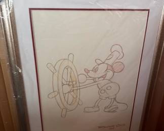 Steamboat Willie Sketch Artwork