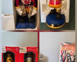 Mickey Mouse & Donald Duck Nutcrackers, record, carousel