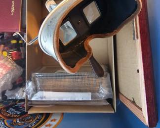 antique stereoscope viewer