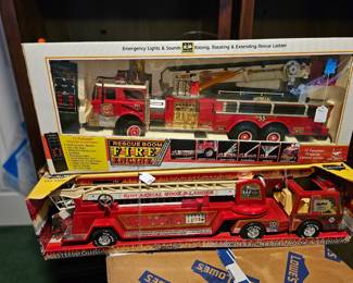Remote control fire trucks