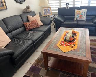 SOFA AND LOVESEAT, COFFEE AND END TABLES