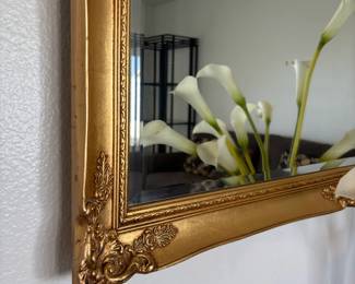 Ornate Mirror Frame Detail