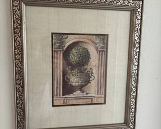 Framed Topiary Art