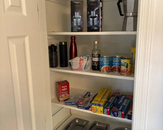 Pantry Shelf Kitchen Items