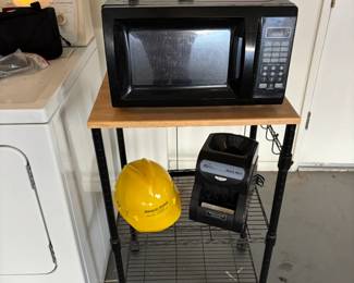 Microwave And Utility Stand