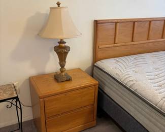 Bedside Table And Lamp