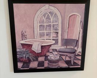 Framed Interior Scene Art
