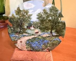 Saw Blade Folk Art Painting