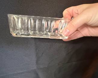 Anchor Hocking Early American Prescut (EAPC) Star of David Relish Dish