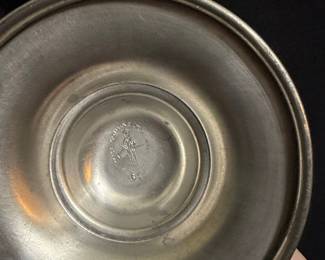 Continental Pewter Candlestick