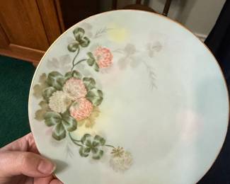 Thomas Bavaria Porcelain Plates with Hand-Painted Floral Motifs