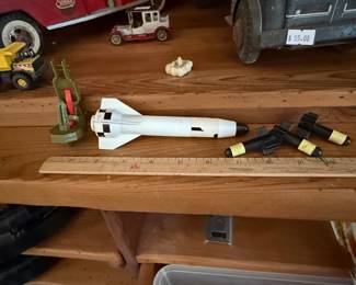 Vintage Marx Toys Missile and Launcher Set
