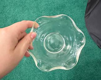 Vintage Duncan & Miller Canterbury Clear Glass Bowl