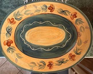 Avignon by Nanette Vacher for Cardinal Inc. Oval Serving Platter