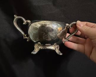 Wm. Rogers Silverplate Sugar Bowl