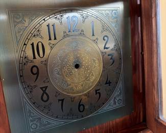 Mid-Century Colonial Style Grandmother Clock