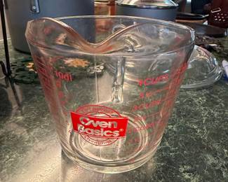 Vintage Anchor Hocking Oven Basics 4-Cup Measuring Cup