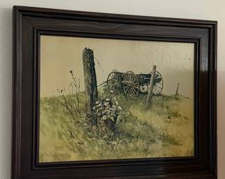 Vintage Rudy Nappi Lithograph Print