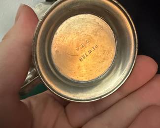 Vintage Pewter Creamer Pitcher 774