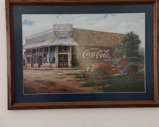 B.B. Barrick Coca-Cola Fire Truck Print