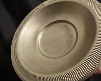 Vintage Pewter Pedestal Compote Dish