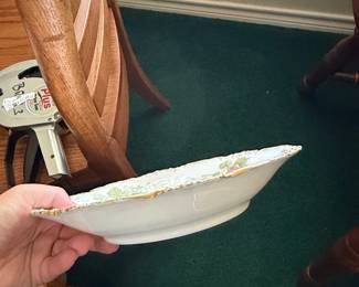Vintage Limoges Floral Porcelain Plate