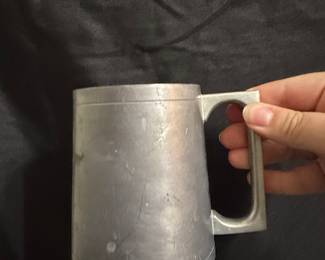 Vintage Hong Kong Pewter Beer Mug
