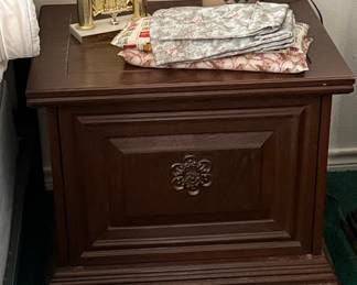 Traditional Style Wooden Nightstand